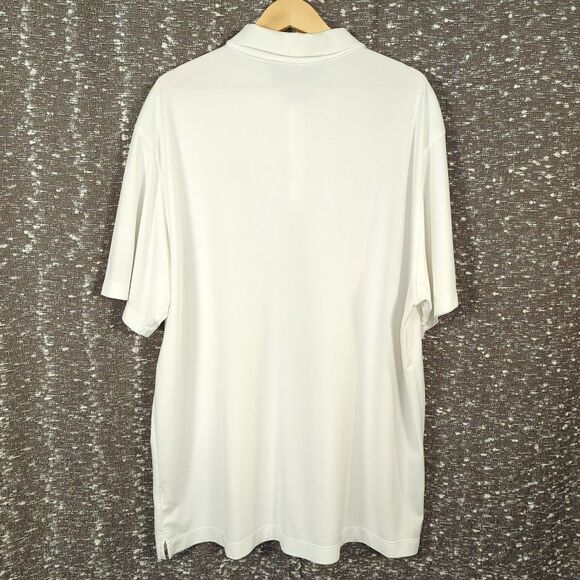 Vanderbilt Commodores Nike Mens XXL White Golf Polo Short Sleeve Performance - Picture 5 of 9